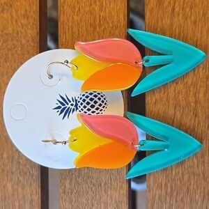 Prep Obsessed Tulip Dangle Earrings